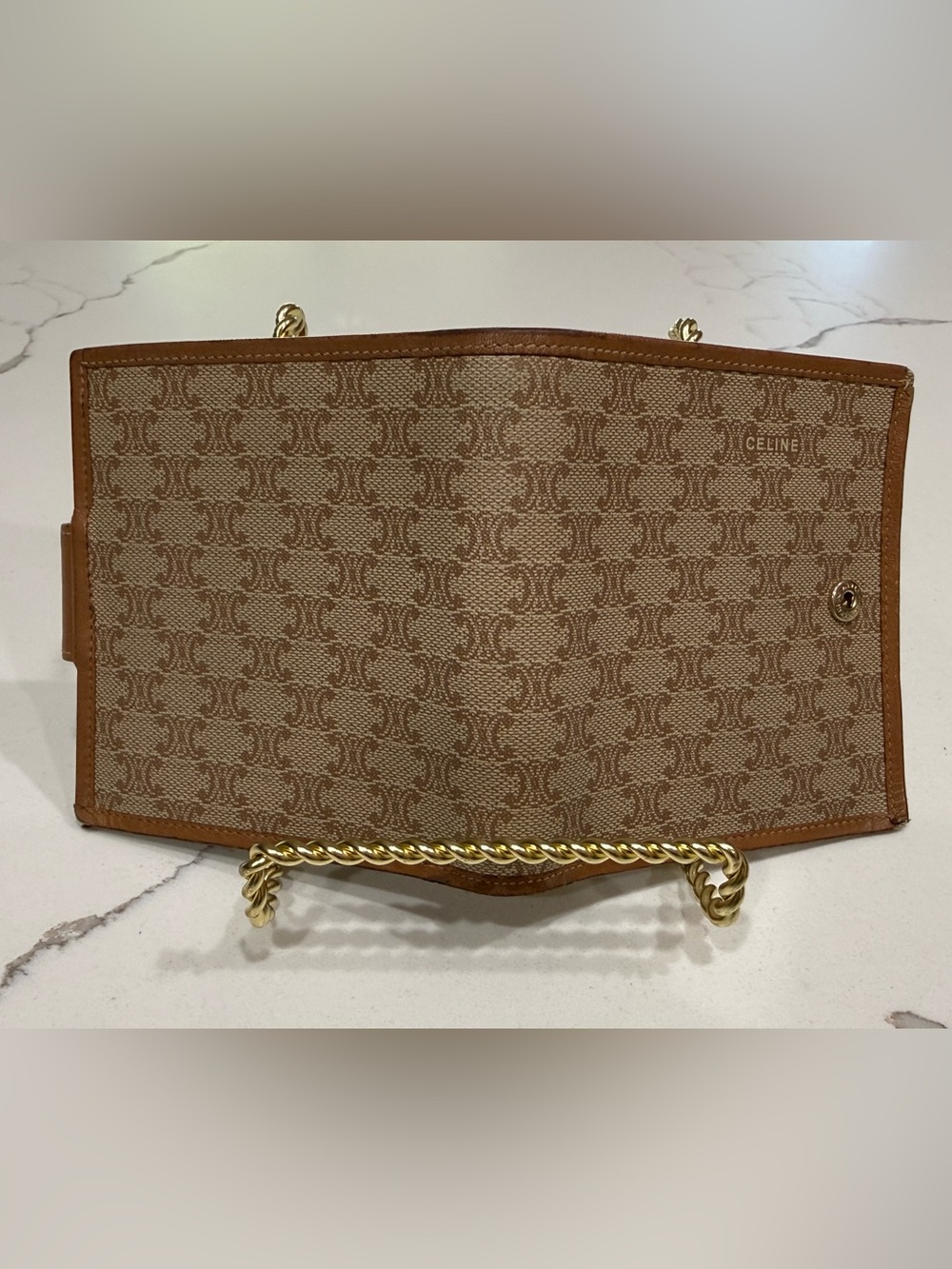 Celine Macadam Triomphe Compact Trifold Wallet Box Included - Picture 5 of 7